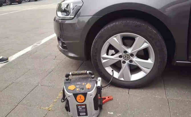 迎泽区汽车搭电案例